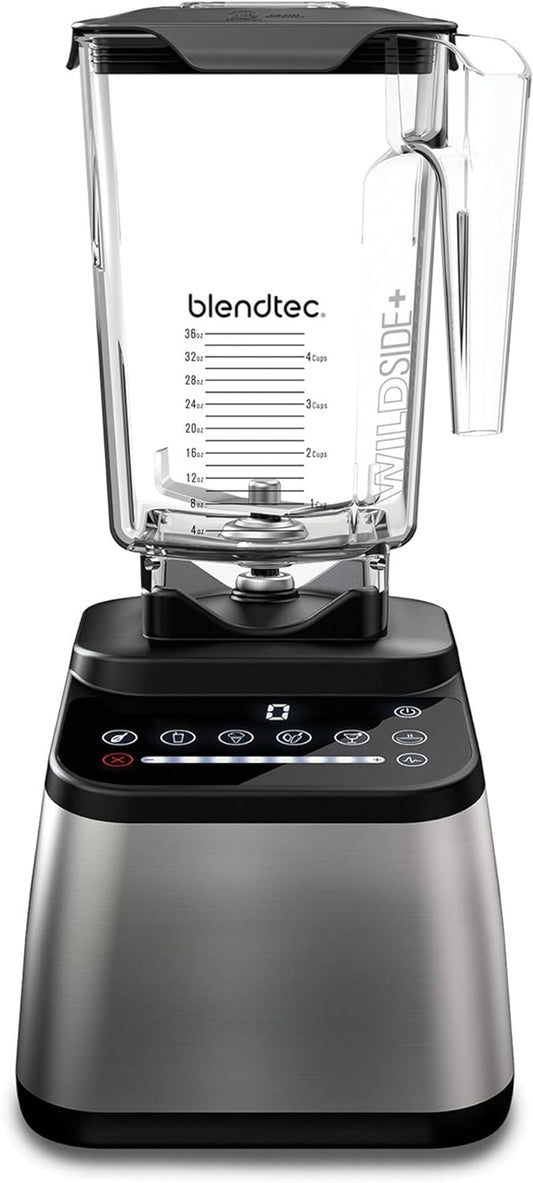 Blendtec Designer Blender - 90 Oz WildSide+ Jar - Stainless Steel