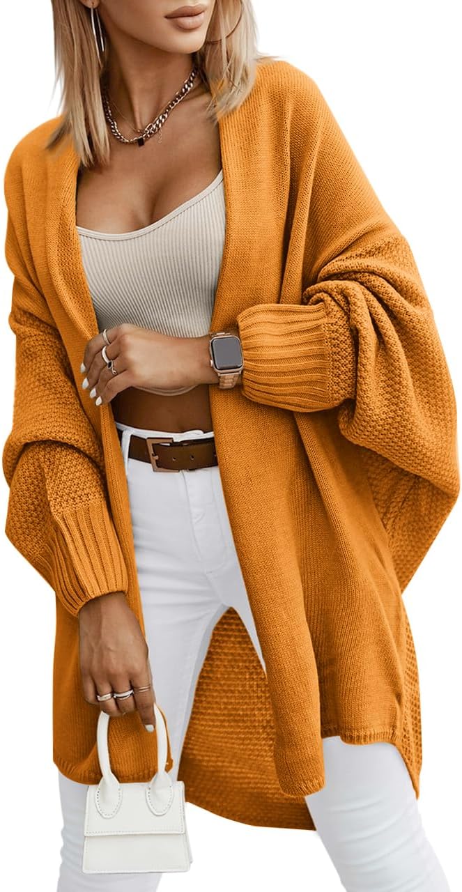 Miladusa Oversized Cardigans for Women - Trendy Fall Fashion