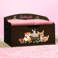 DIBSIES Personalized Creative Wonders Toy Box - Safe Soft-Close Lid