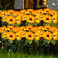 Solar Sunflower Lights 6 Pack for Outdoor Garden Decor Gifts