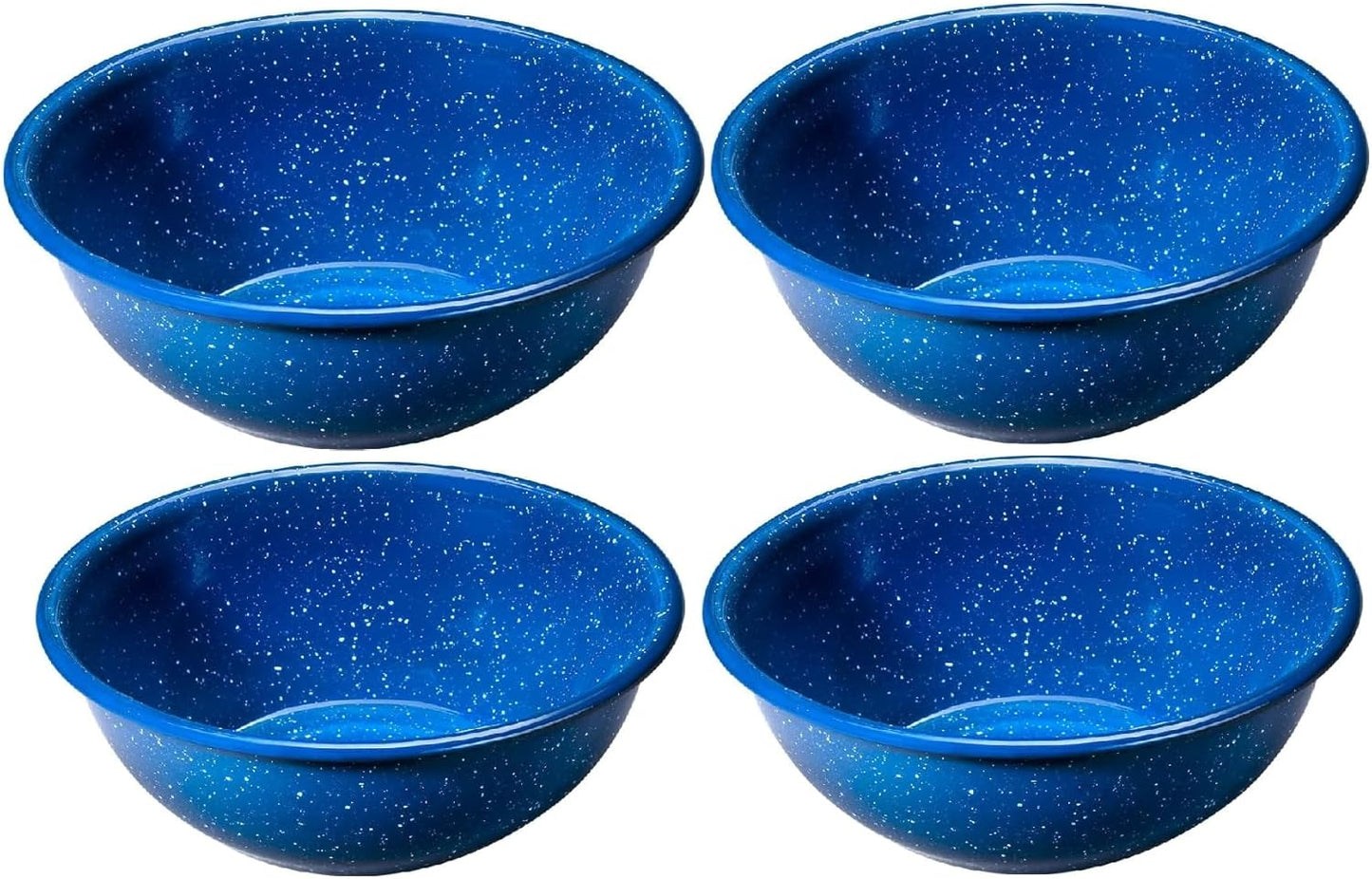 Enamelware Camping Bowl Set - Lightweight & Durable