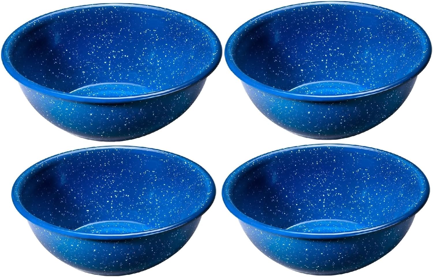 Enamelware Camping Bowl Set - Lightweight & Durable