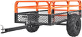 ATV Trailer Dump Cart Tow Behind 1500lb Capacity - Heavy Duty Hauler