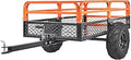 Heavy Duty Steel ATV Dump Trailer 1500 lb Capacity - 15 cu ft