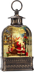 Christmas Snow Globes Santa Claus Musical Light Up Snow Globe - 11 in