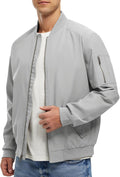 Rdruko Men's Lightweight Bomber Jacket Casual Windbreaker - Athletic