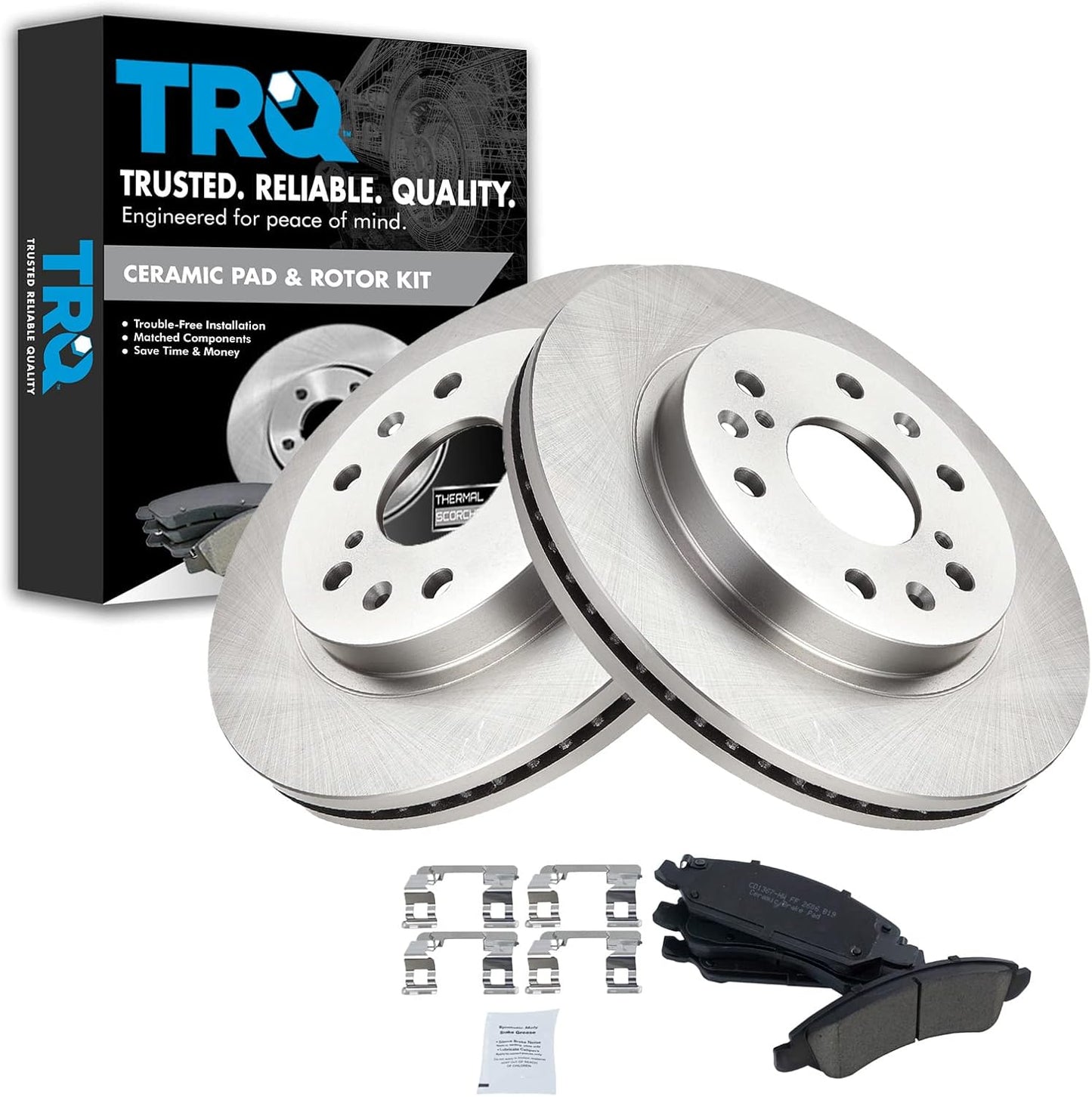TRQ Front Premium Posi Ceramic Brake Pads & Rotors Kit Review