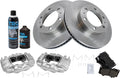 TRQ Front Brake Pad & Rotor Kit Compatible with Toyota Tacoma 4Runner