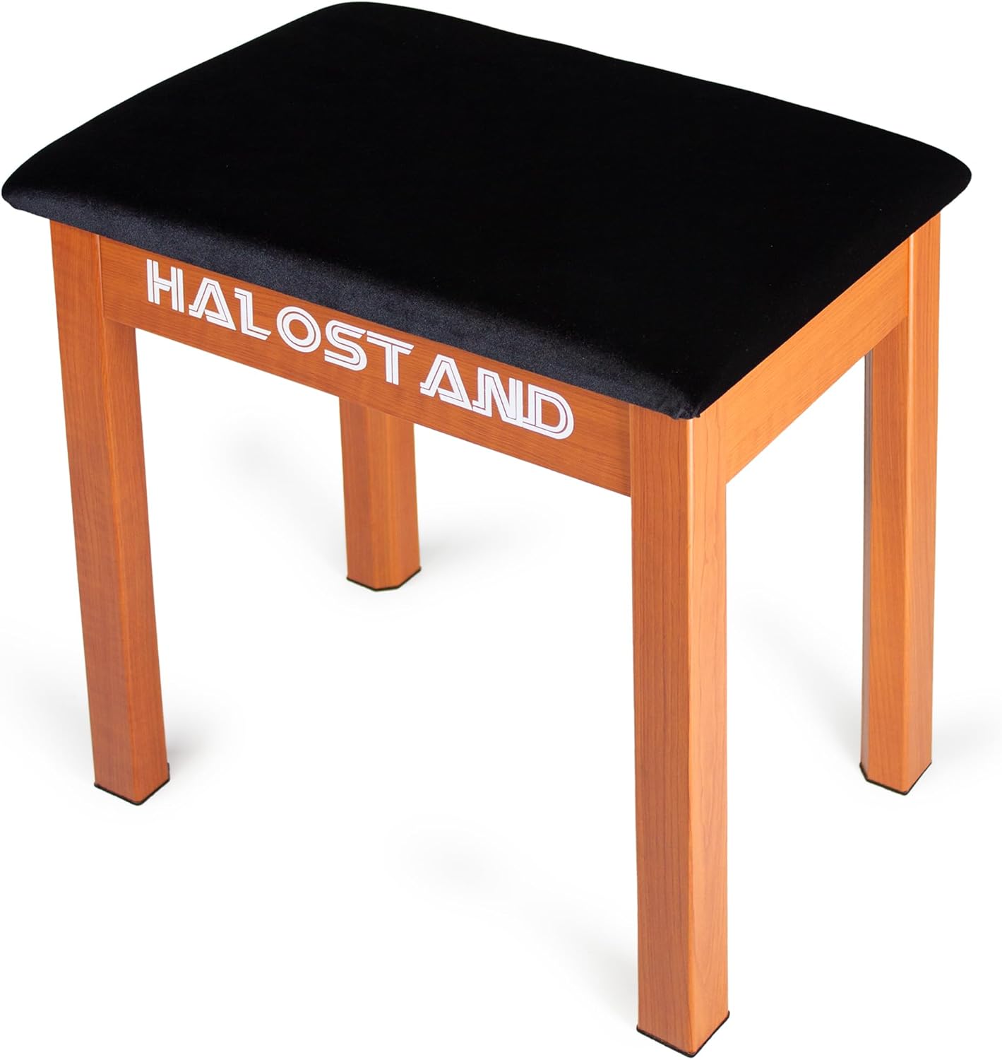 Piano Bench with Storage and High-Density Suede Cushion Comfort