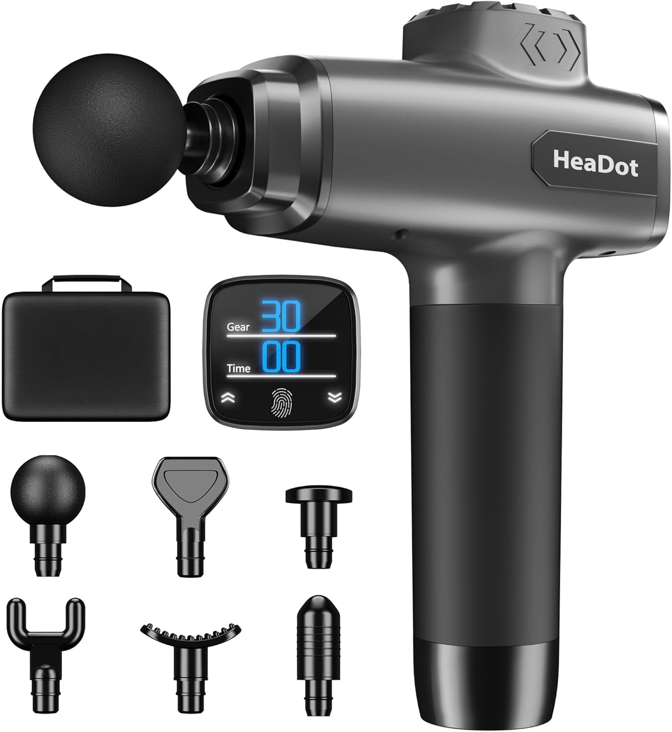 HeaDot Muscle Therapy Gun: 30 Speeds, Pain Relief
