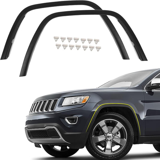 FIONE 2pcs Front Wheel Arch Fender Flares for Jeep Grand Cherokee