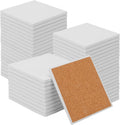 kukmakri 52 PCS Square Blank Ceramic Coasters - DIY Ready 4 in