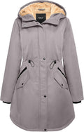 Orolay Women's Thicken Fleece Lined Parka Winter Coat - Warm, Slimming