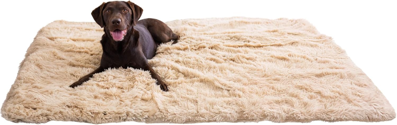 Calming Shag Cat and Dog Blanket with Non-Skid Base, 60 in x 80 in