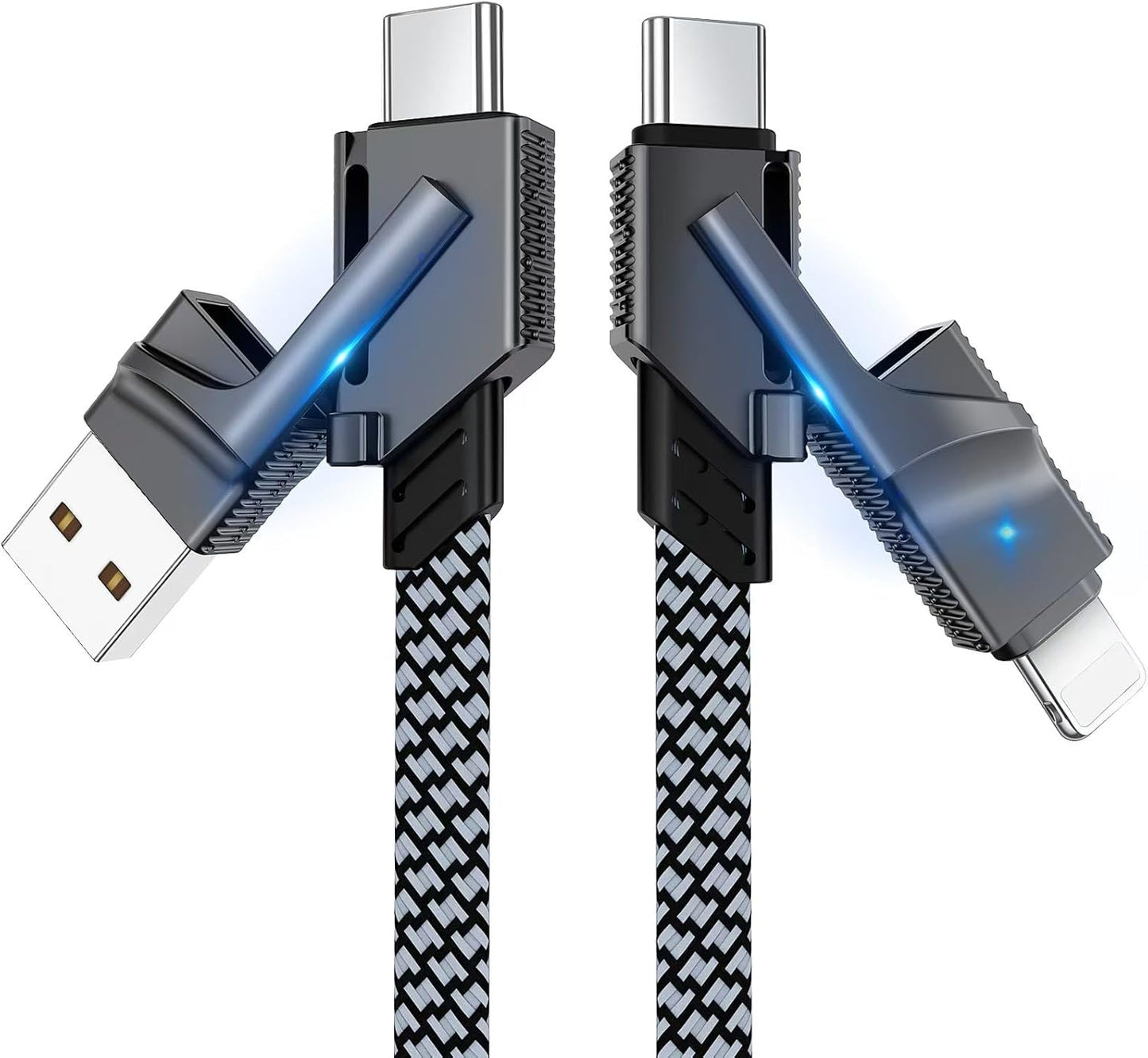 4-in-1 Fast Charge Cable Set - Universal Compatibility