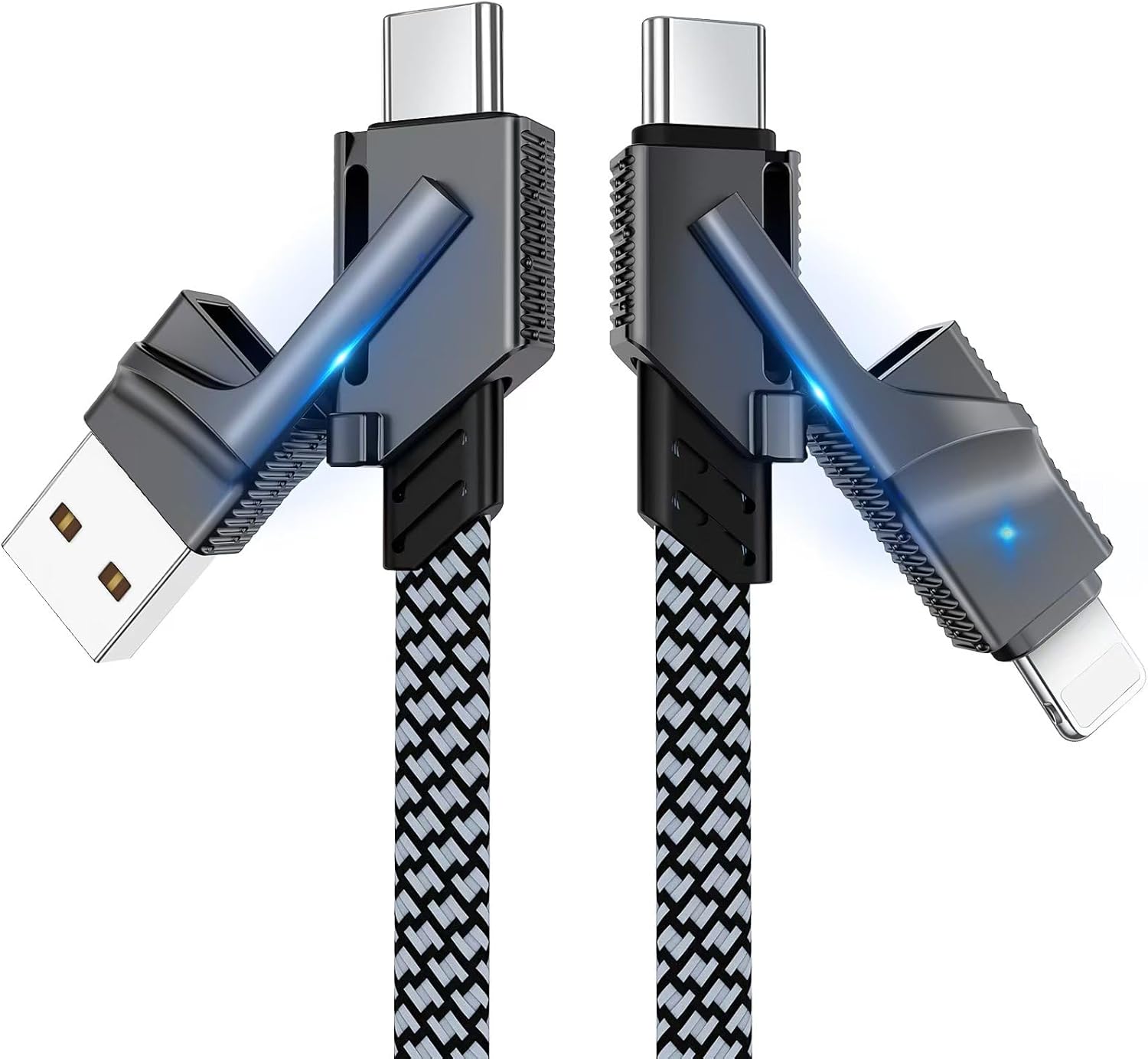 4-in-1 Fast Charge Cable Set - Universal Compatibility