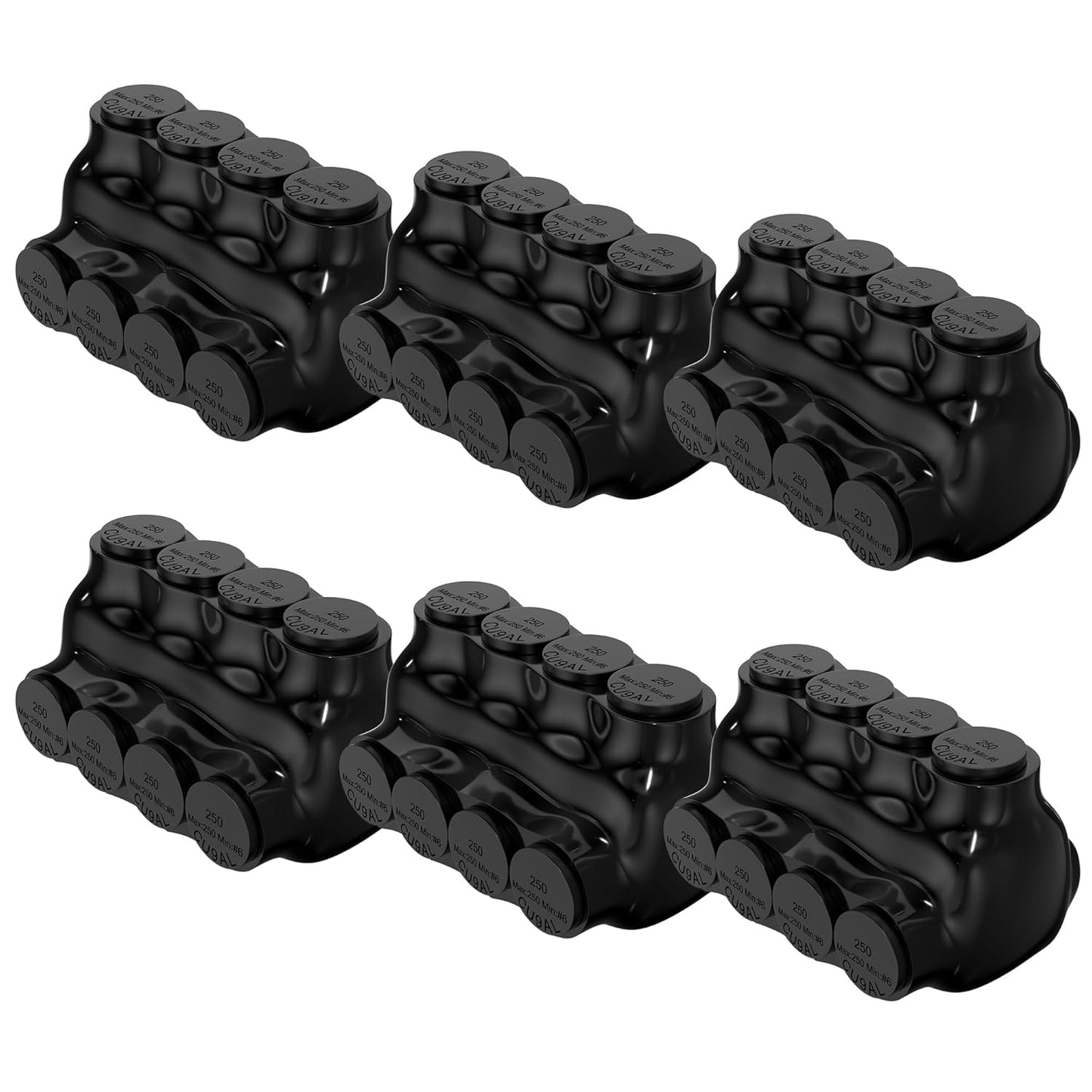 4 Port Insulated Connector for Safe Copper to Aluminum Splicing