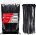 Skalon 8 Zip Ties 100 Pack - Strong 40lbs Tensile Strength