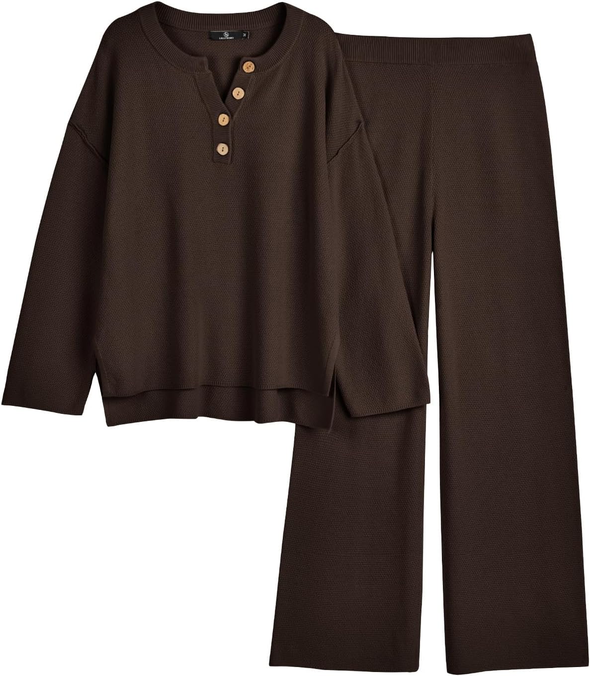 LILLUSORY Women's Cozy Knit Lounge Sets for Effortless Style