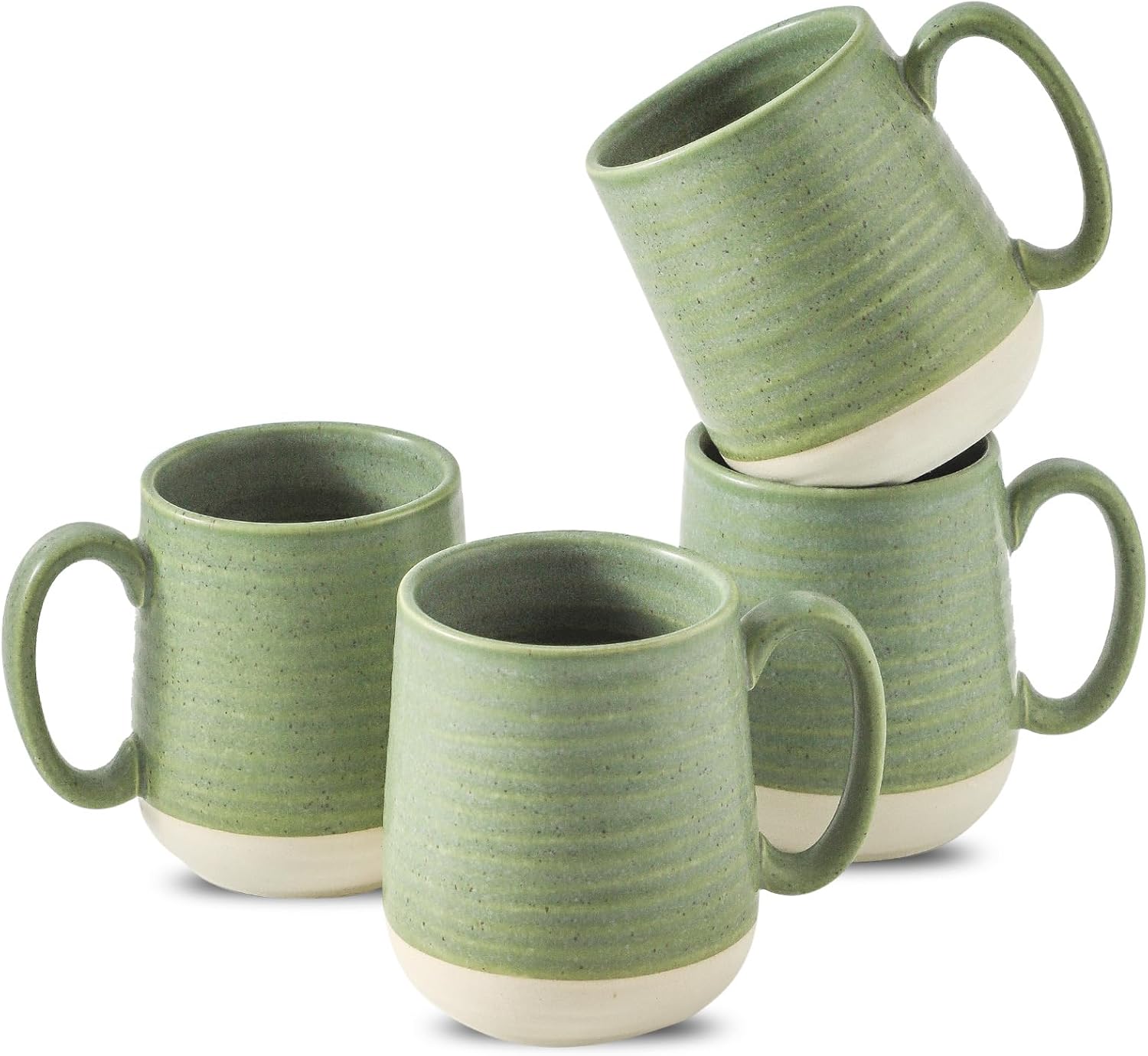 Hasense Porcelain Coffee Mugs Set of 4 for Every Occasion