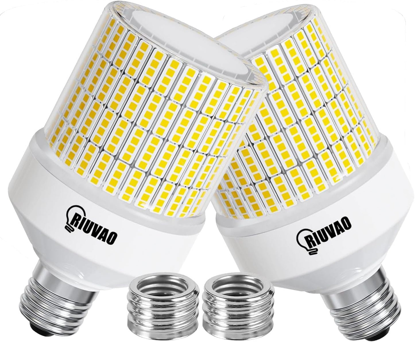 70W LED Corn Light Bulb for Garage and Outdoor Use, 2-Pack
