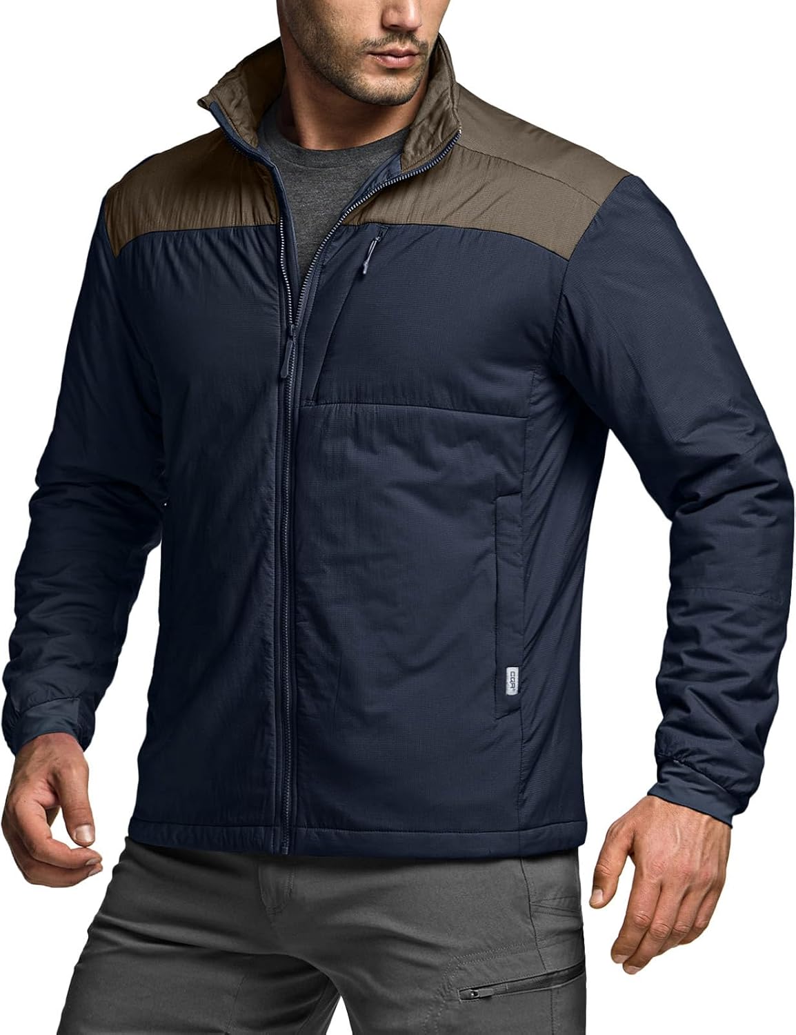 CQR Men's Lightweight Insulated Jacket for Outdoor Activities