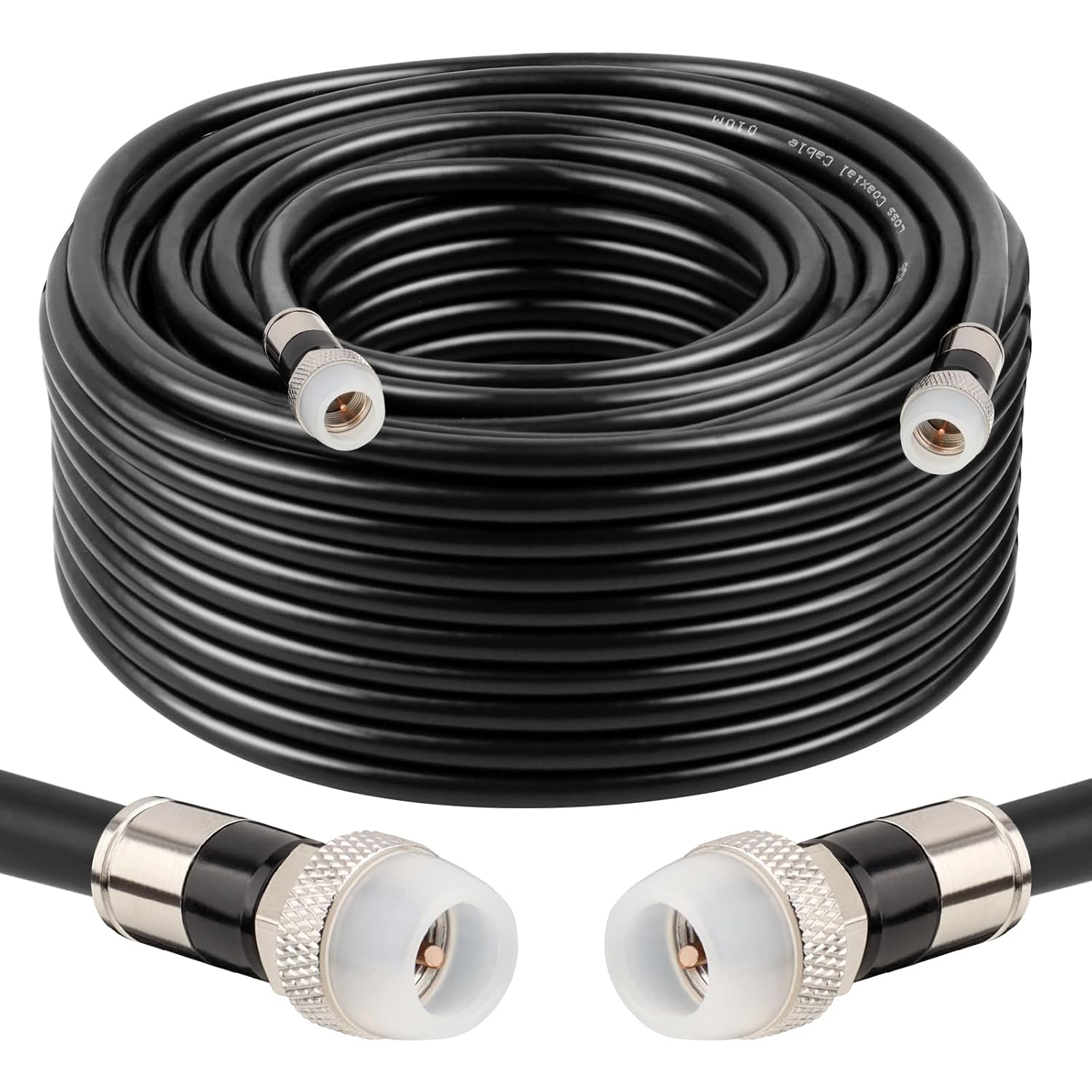 RG6 Coaxial Cable 100FT for Digital TV and Internet Use
