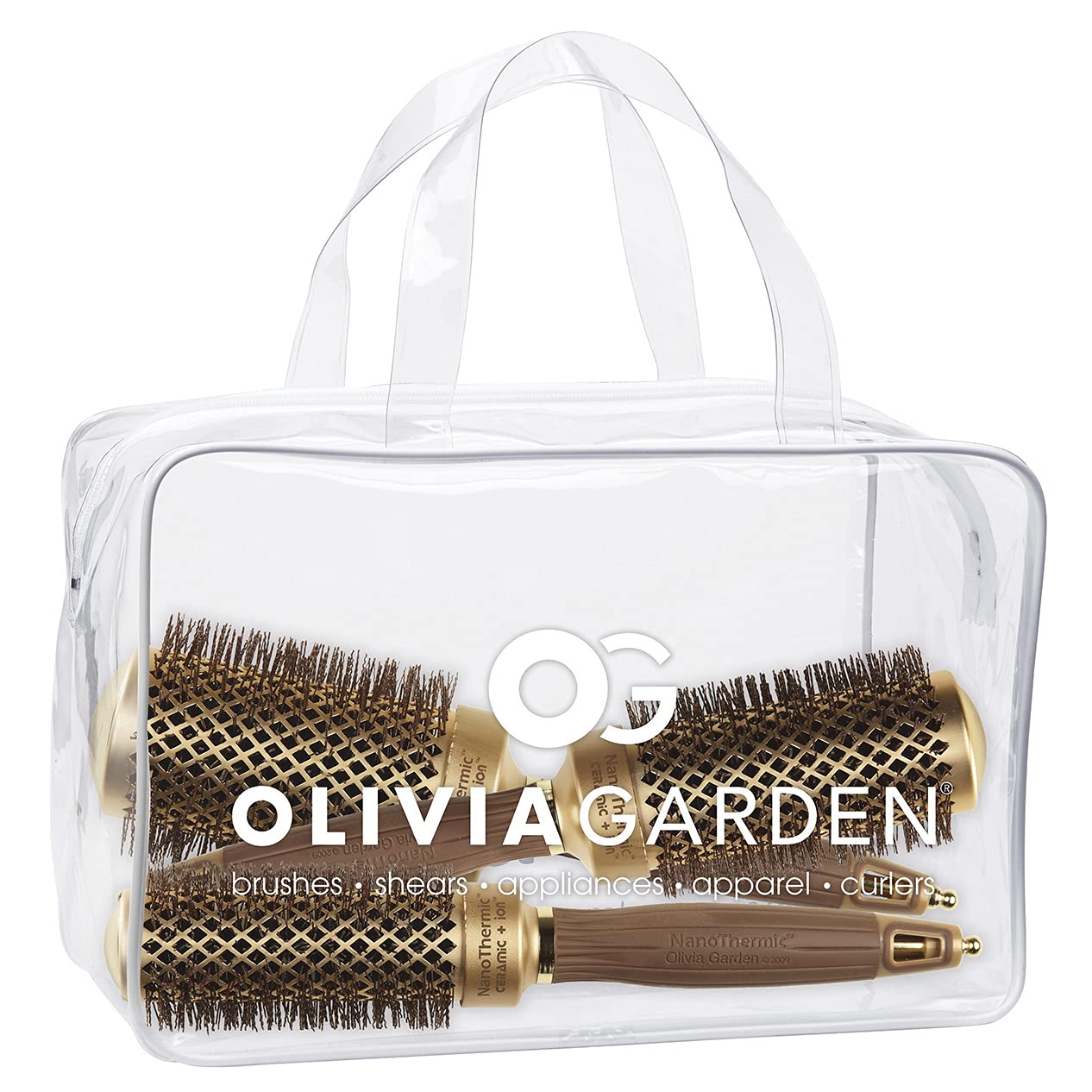 Olivia Garden NanoThermic Ceramic Ion Round Thermal Hair Brush