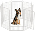 SunsGrove Dog Play Pen Indoors 45 in 8-Panel - Large Breed Friendly