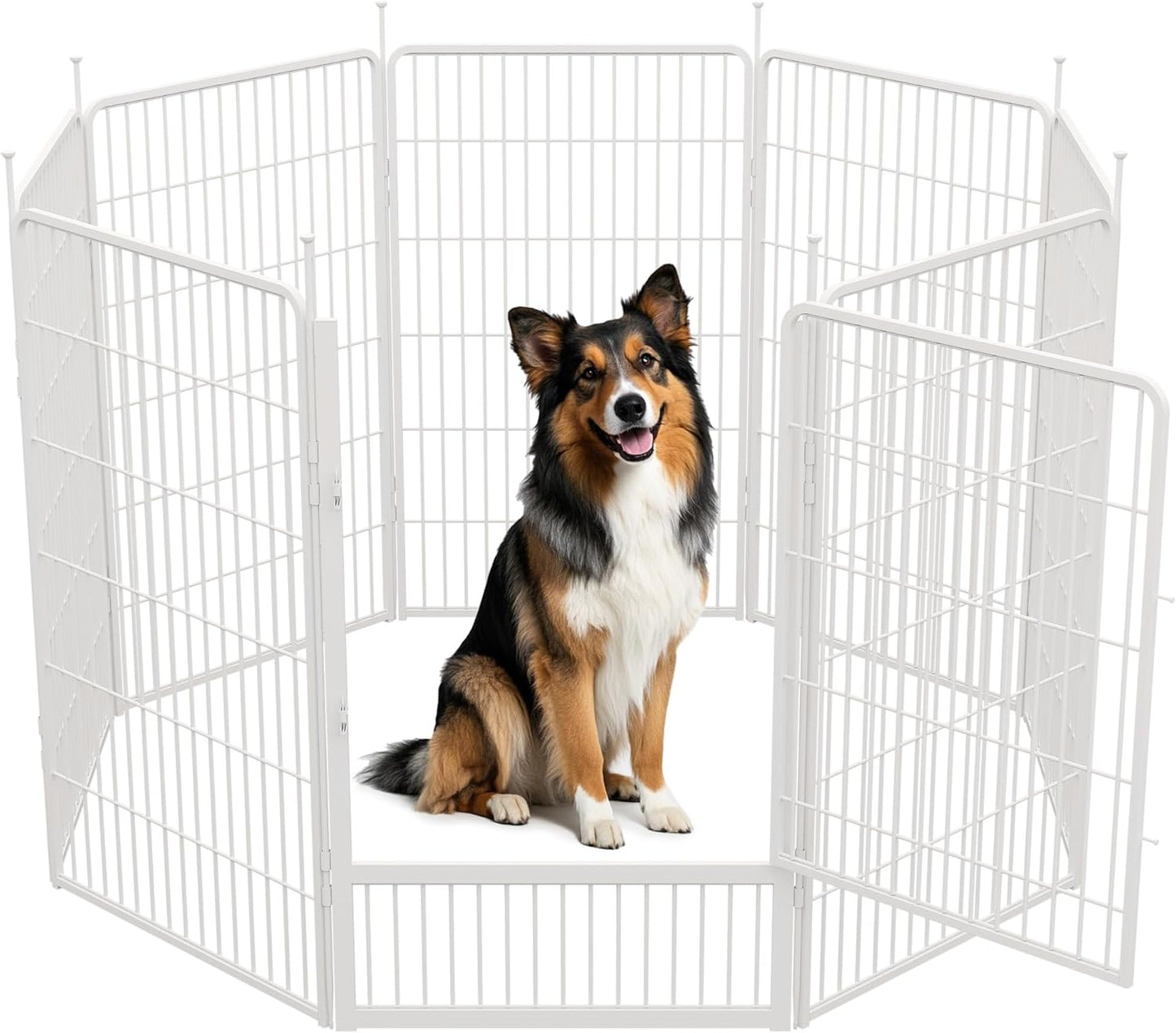 SunsGrove Dog Play Pen Indoors for Large Dogs - Easy Setup