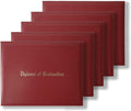 Diploma Holder 8.5x11 Imprinted Diploma of Graduation Cover - Maroon