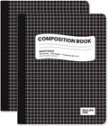 Composition Notebooks Quad Ruled Graph Paper, 100 Sheets (2 Pack)