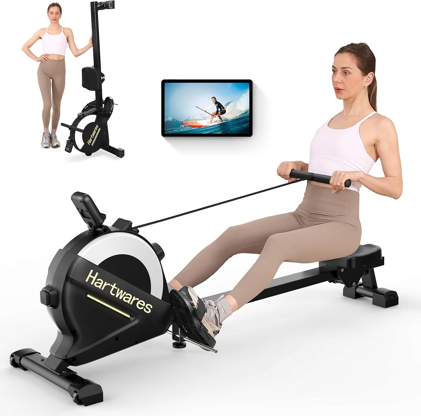 Hartwares Magnetic Rowing Machine - Ultimate Resistance!