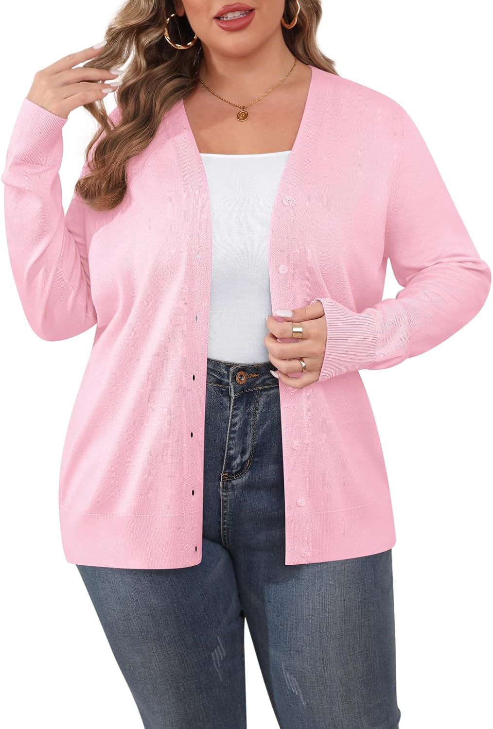 Plus Size Cardigan for Women by TIANZHU - Comfy & Stylish