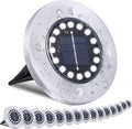Solar Ground Lights Waterproof Outdoor Pathway Lights - Bright 16LED
