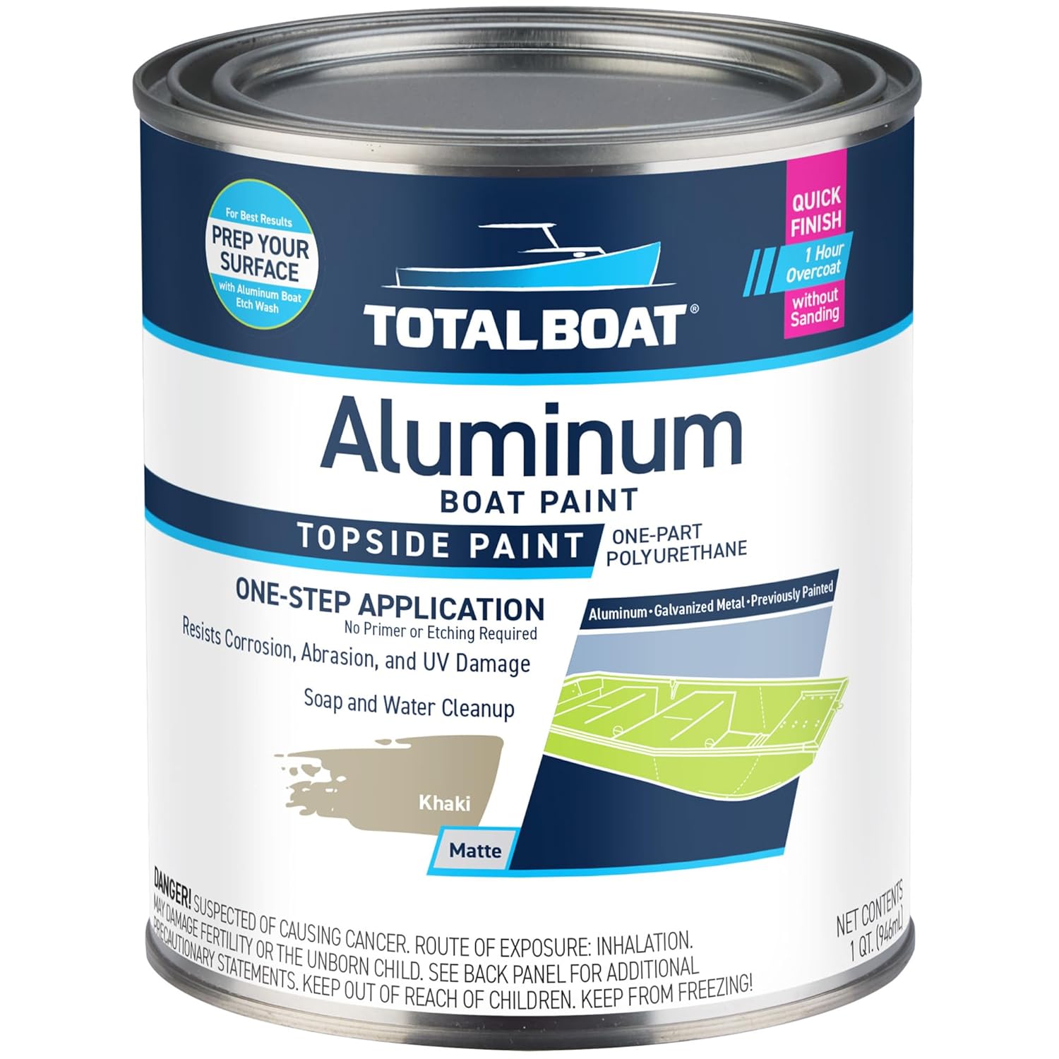 TotalBoat Aluminum Boat Paint for Durable Marine Protection
