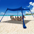 COMMOUDS Beach Tent Sun Shelter - UPF50+ Pop Up Canopy