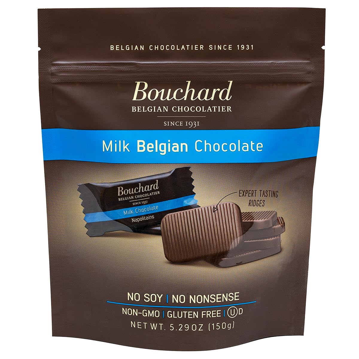Bouchard Belgian Milk Chocolate NAPS - Rich & Individually Wrapped