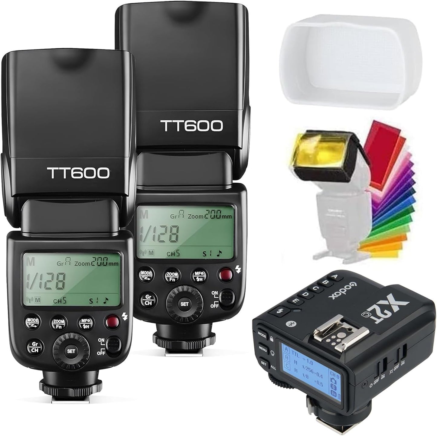 Godox TT600 Flash Speedlite Kit for Canon Cameras with Trigger