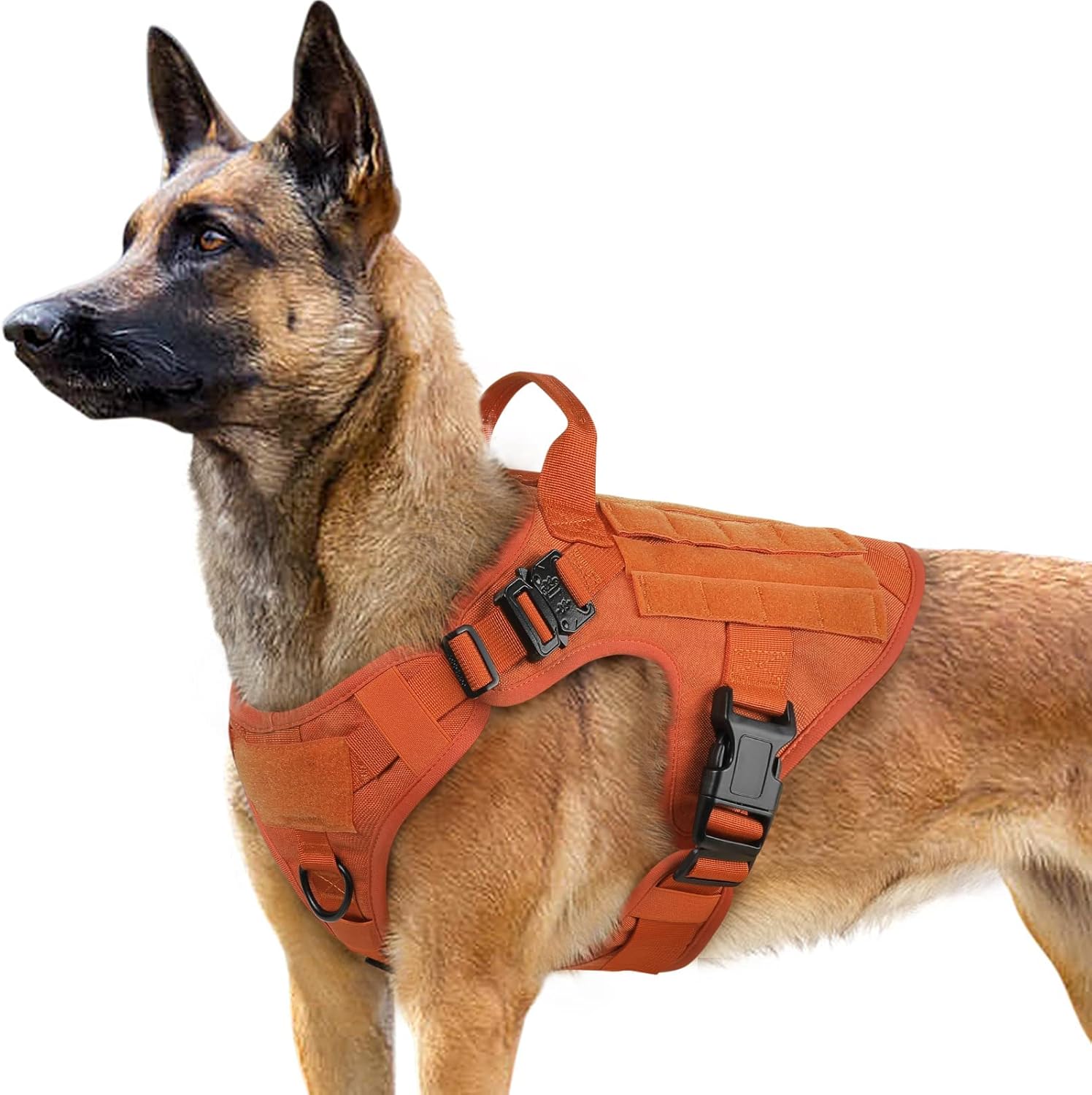 rabbitgoo Tactical Dog Harness for Large Breeds - Heavy Duty Vest