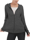 LETAOTAO Womens Lightweight Zip Up Hoodie - Thin Summer Jacket