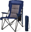 ALPHA CAMP Oversized Folding Camping Chair High Backrest - Support 500