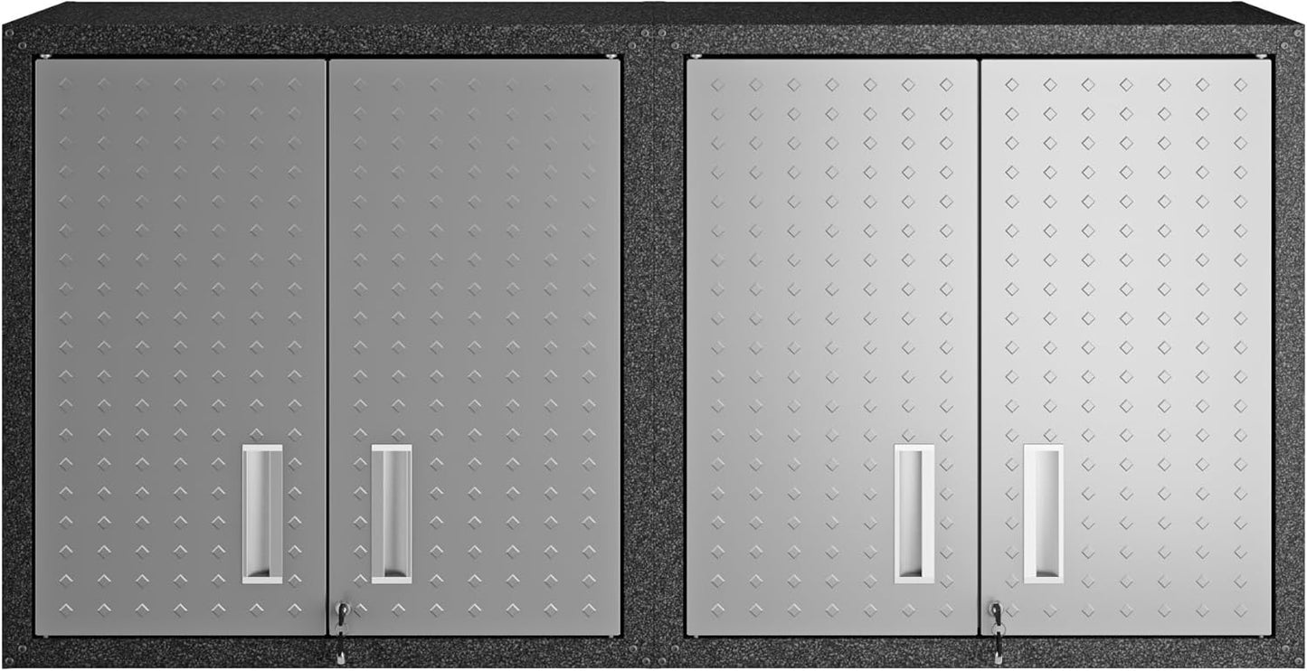Manhattan Comfort Dual Fortress Floating Garage Storage Cabinet