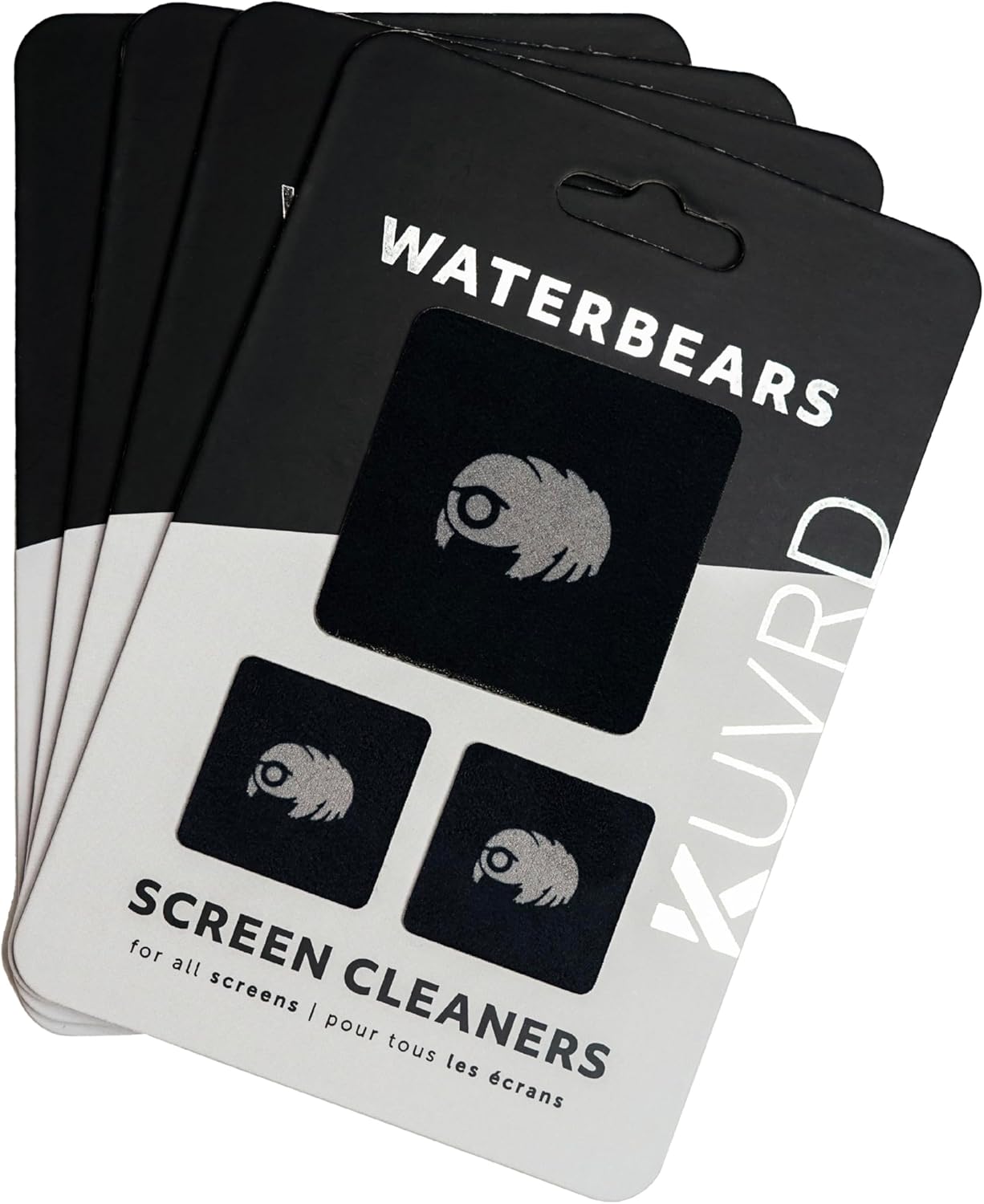 KUVRD Waterbear Universal Screen Cleaners for Lenses & Screens