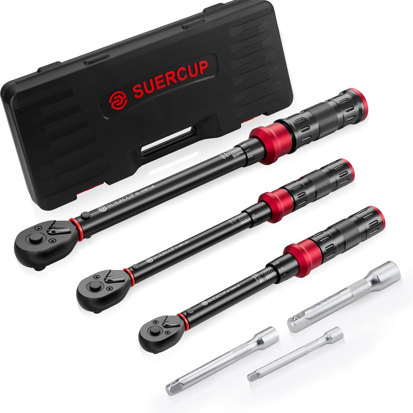 1/4 3/8 1/2-inch Drive Torque Wrench Set for Precision Use