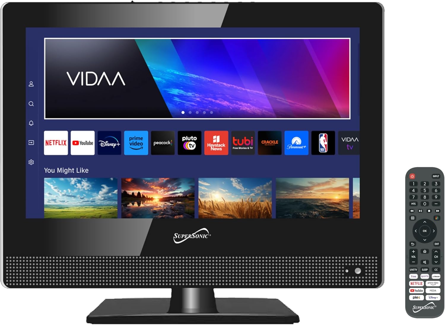 Portable 15.6 Smart TV, Perfect for Travel & Small Spaces