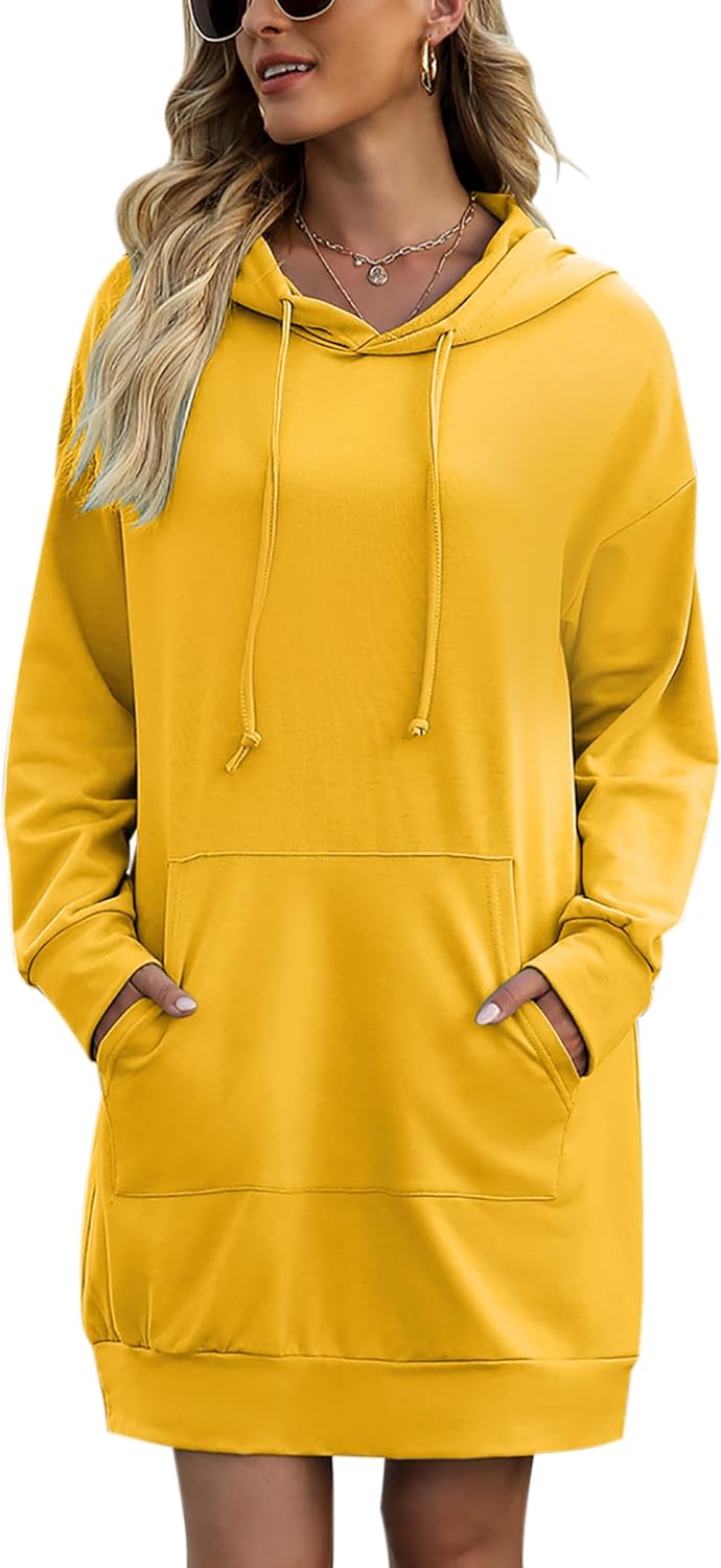 Quenteen Women Hoodies Dress for Casual and Festive Occasions