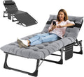 MOPHOTO Folding Chaise Lounge Chair for Ultimate Comfort