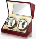 Silent Motor Luxury Watch Winder for 4 Watches