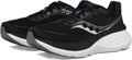 Saucony Men's Hurricane 24 Triple Black Shoes for Maximum Comfort